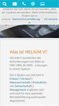 Mobile Screenshot of heliumv.com