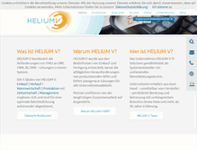 Tablet Screenshot of heliumv.com