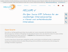 Tablet Screenshot of heliumv.org